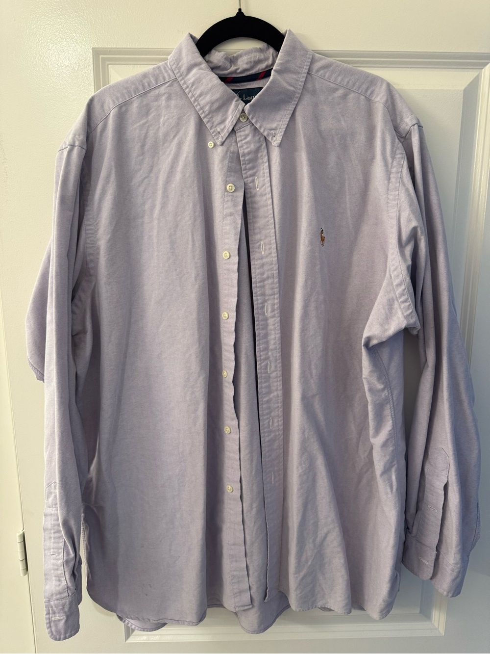 Ralph Lauren Light Lavender Button-Down Oxford Shirt - Men's